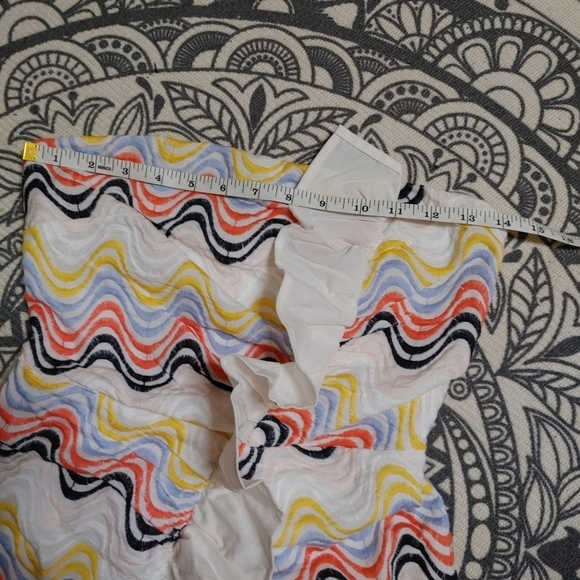 Tularosa Strapless Embroidered Ruffle Dress Size XS - Picture 12 of 15